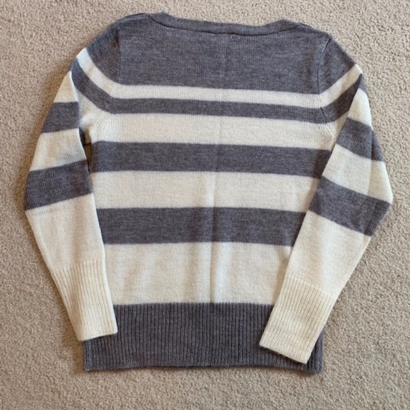 NWOT, J.Crew Striped Boatneck Sweater - Picture 2 of 8
